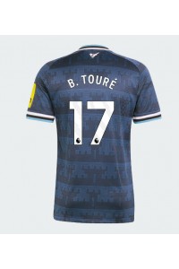 Newcastle United Bazoumana Toure #17 Fotballdrakt Borte Klær 2026-27 Korte ermer